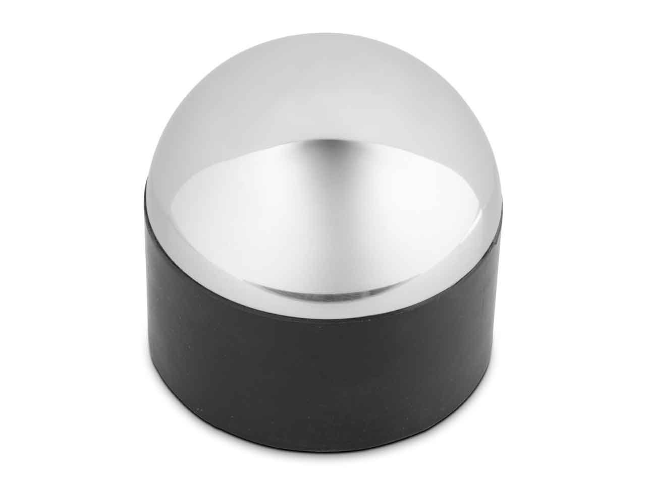full domed round anvil steel bench block with rubber base Full Domed Round Anvil Steel Bench Block With Rubber Base - Image 1
