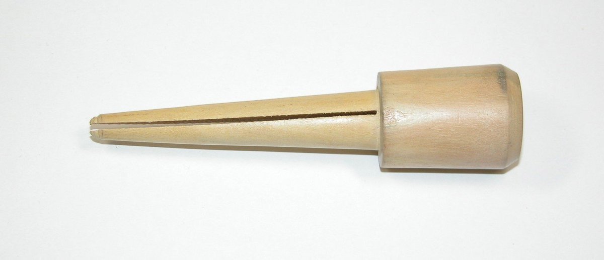 split wood mandrel for emery Split Wood Mandrel For Emery - Image 1