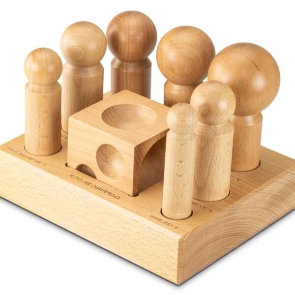Wooden Dapping Punches Set with Block