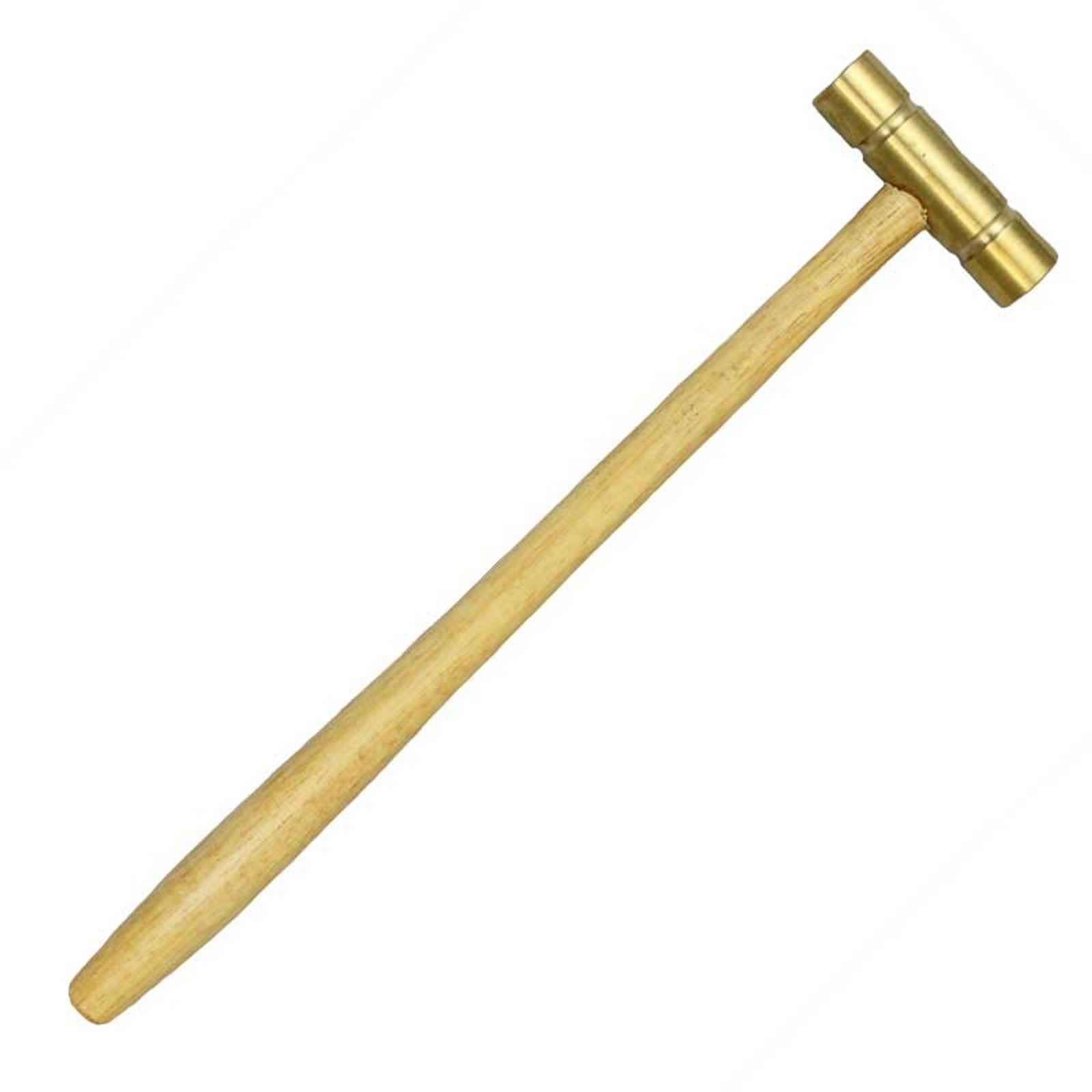 brass hammer wooden handle Brass Hammer with Wooden Handle - Image 1