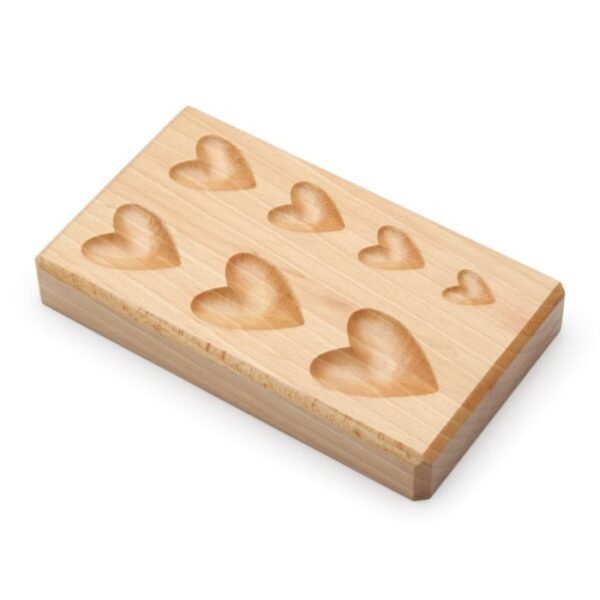 Heart Wooden Dapping Block