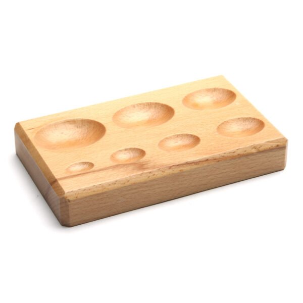 Oval Wood Dapping Block