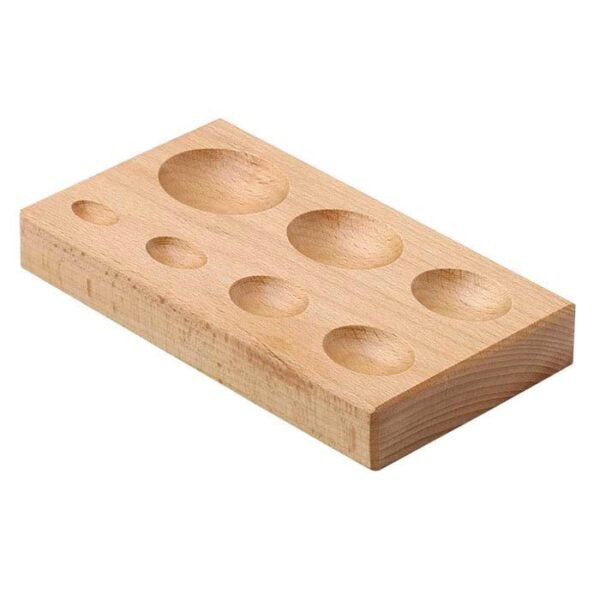 Round Wooden Dapping Block
