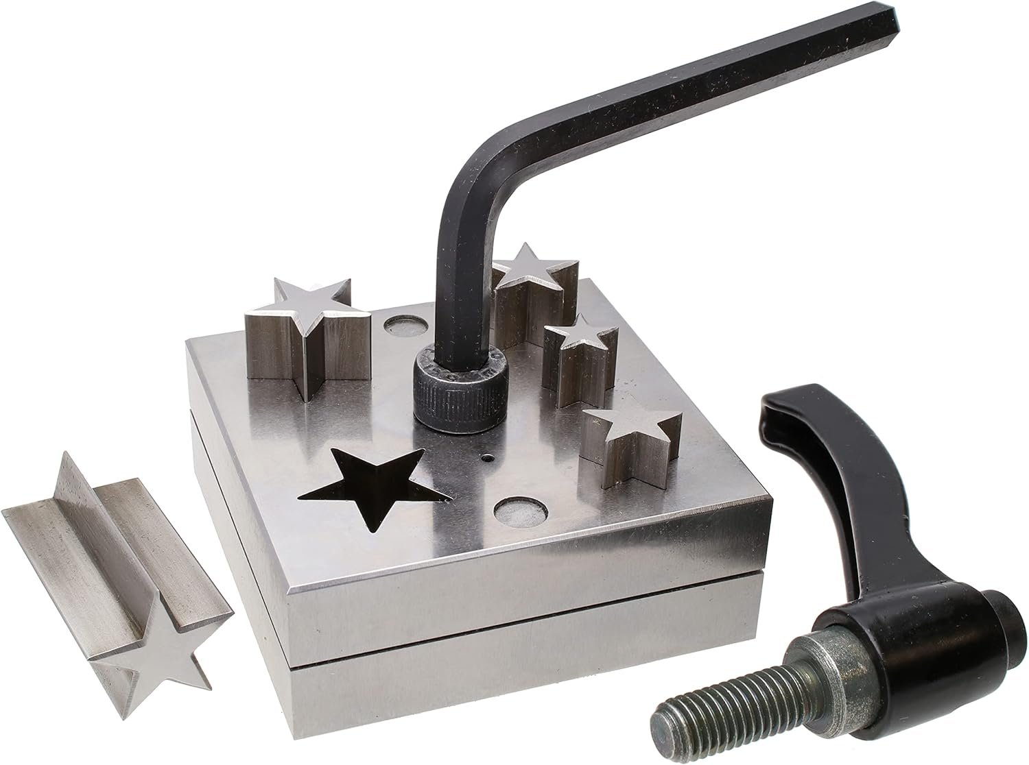 star disc cutter set of 5 with handle and lever Star Disc Cutter – Set of 5 with Handle and Lever - Image 1