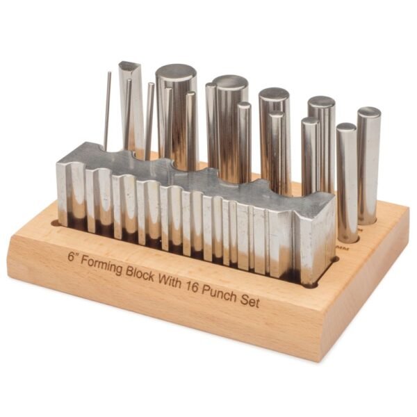 Swage Punches Set with Forming Block